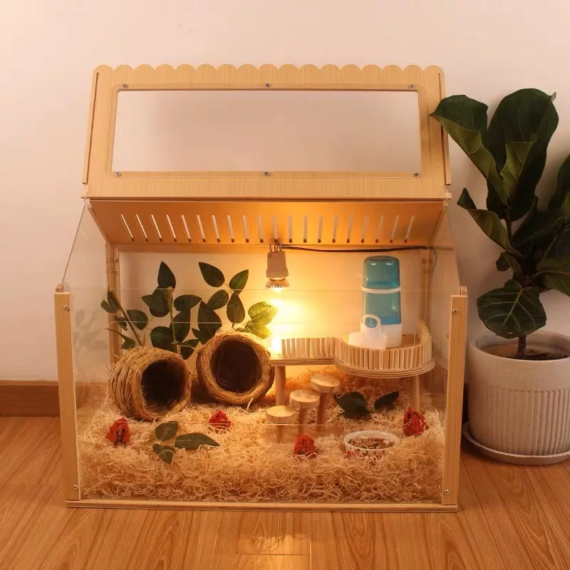 Animal Cage Diy Hamster Cage Wood Hamster Cage Large Wooden