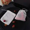 Reusable Tea Filter Food Packing Bags Unbleached Muslin Bag Sachet Bag Cotton Pouch Drawstring Bags 1