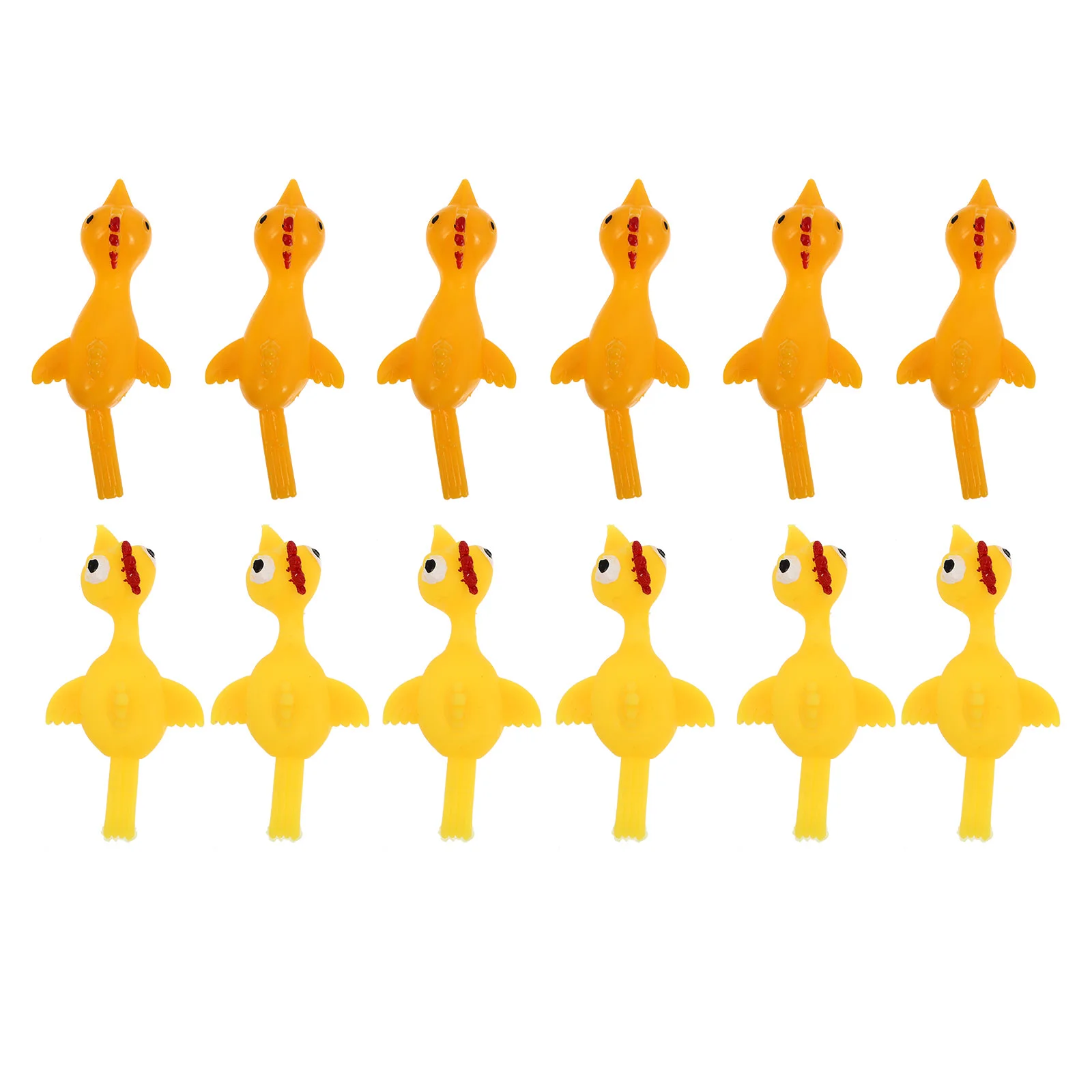 

12 Pcs Turkey Toy Kids Outdoor Playsets Children’s Toys Flying Chicken Catapult