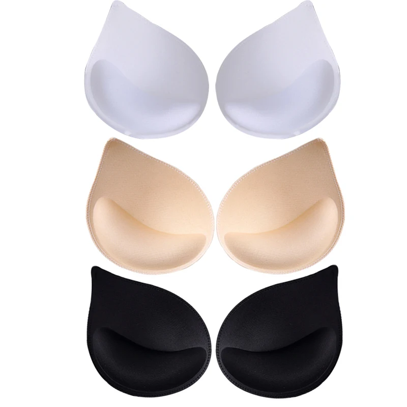 6-Piece Women's Removable Push-Up Bra Pads for Swimsuits and Bikinis