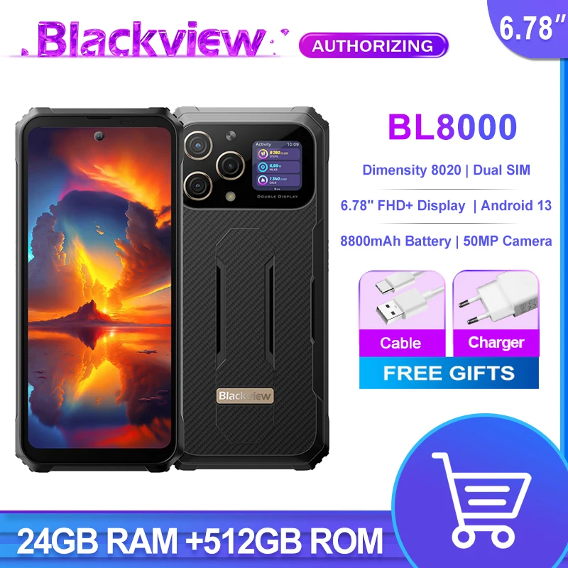 Blackview Bl8000 5G Muslimatexlimb 6,78 C. C. C. C.