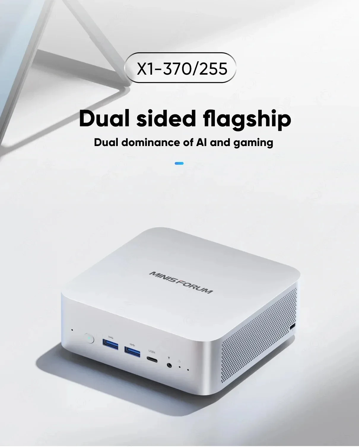 MINISFORUM AI X1 Pro AMD Ryzen 7 255/AI 9 HX 370 Mini PC