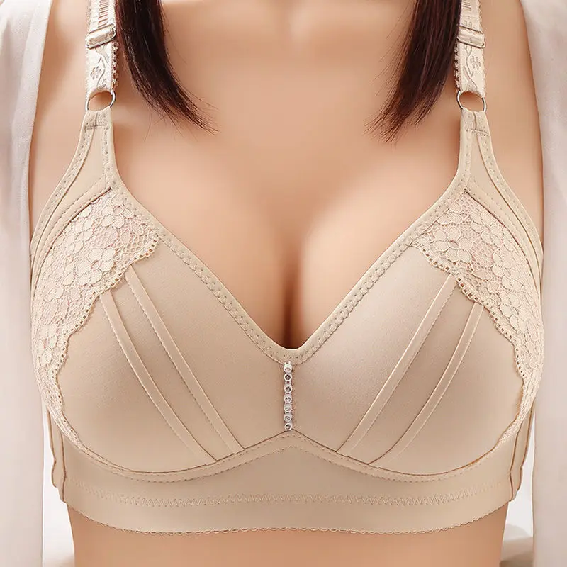 Woman Large Size 36-46 B C Bras for Women Push Up Seamless