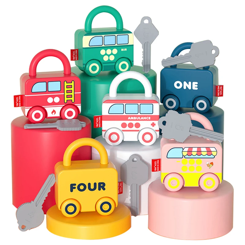 

Numbers Matching Counting Learning Locks with Keys Montessoris Educational Math Toys Materials for Toddler Preschool Games Gift