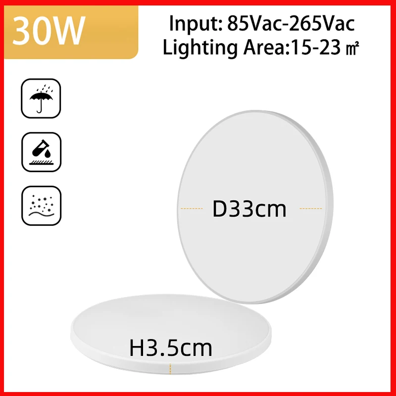 85v-265v 30W White