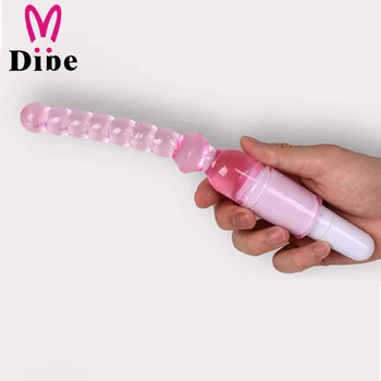 DIBE G-Spot Massager Adults Sex Shop  Sex Toys for Couples Masturbation Dildo Vibrator Stick Long Anal Butt Plug Beads Silicone 1