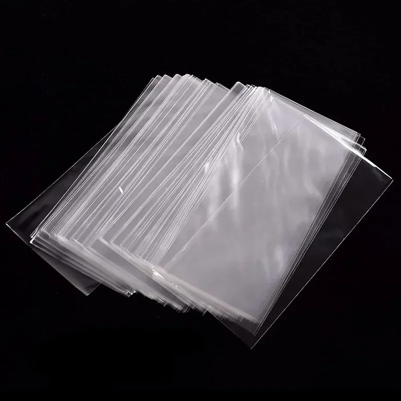 100pcs Clear Paper Money Sleeves Currency Sleeves and Holder Money Collection PVC Page of Paper Money Coin Album Holders Box