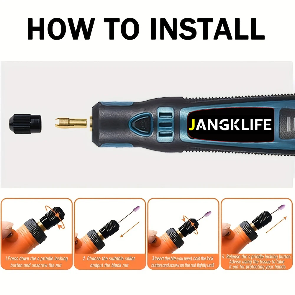 USB Cordless Rotary Tool Kit Woodworking Engraving Pen DIY For Jewelry Metal Glass Mini Wireless Drill 3