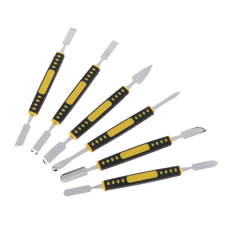 

6pcs/set Prying Opening Repair Tool kit For Mobile Phone Notebook Dual Heads Metal Spudger Hand Tools Sets