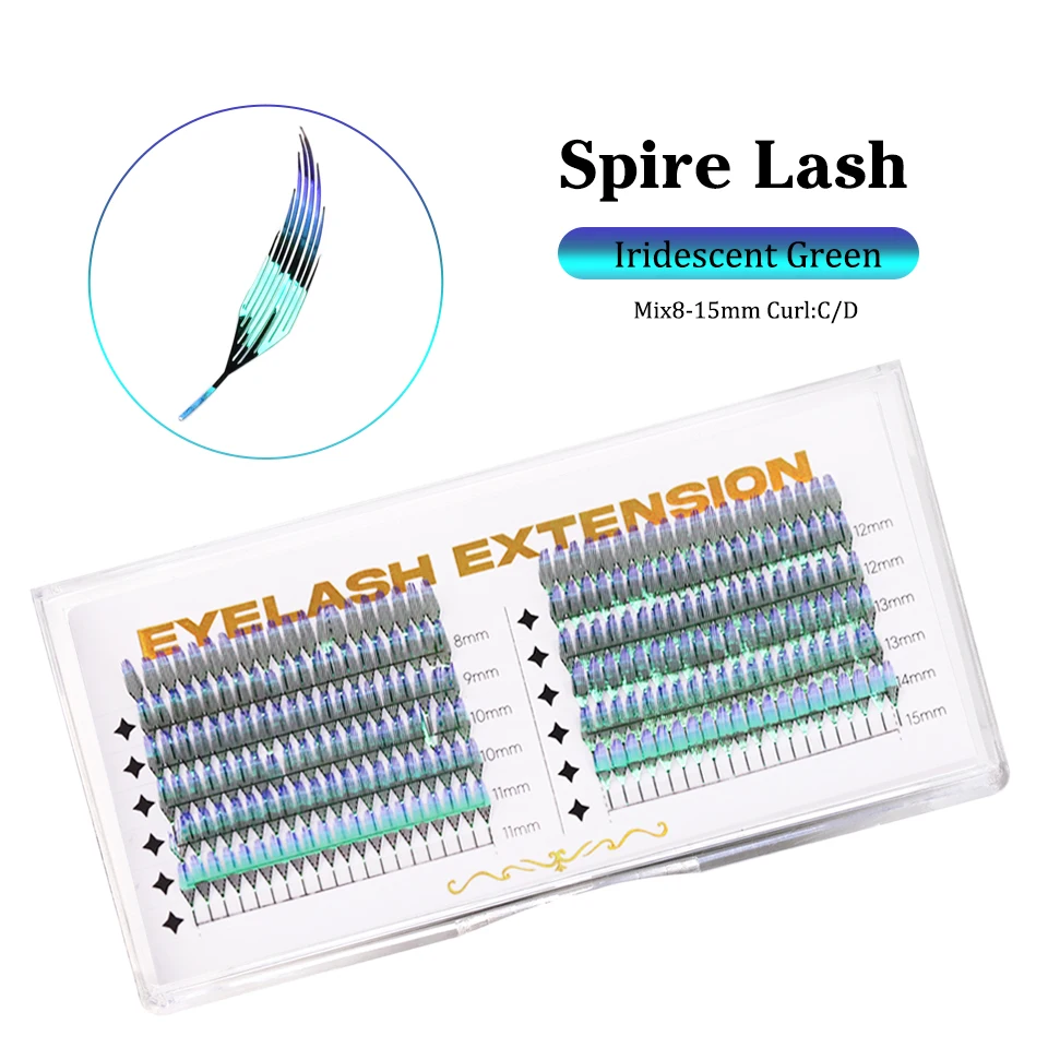 Shiny Glitter Comic Spire Eyelash Extension Holographic Manga False Eyelashes Magical Elf Tinsel Anime Lashes Christmas Party Scf48a30ca45b4aea95bcbc23f4948c70m