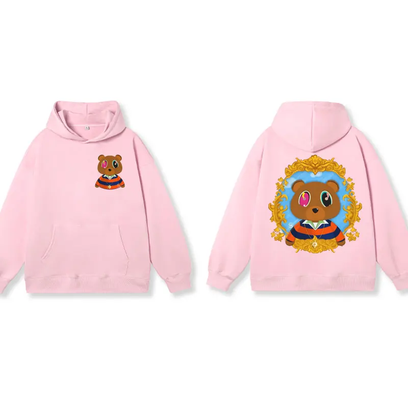 Rapper Kanye West Hip Hop Oversized Hoodies Men's Women's Clothing Funny Graphic Print Sweatshirts Streetwear Fleece Pullover