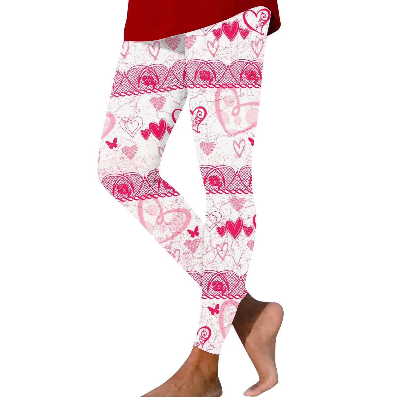 

Women'S Casual Fashion Outdoor Print Slim Stretch Yoga Pants Nine Minute Pants Woman Clothing Elegant Pants Woman Sweatpants Wom