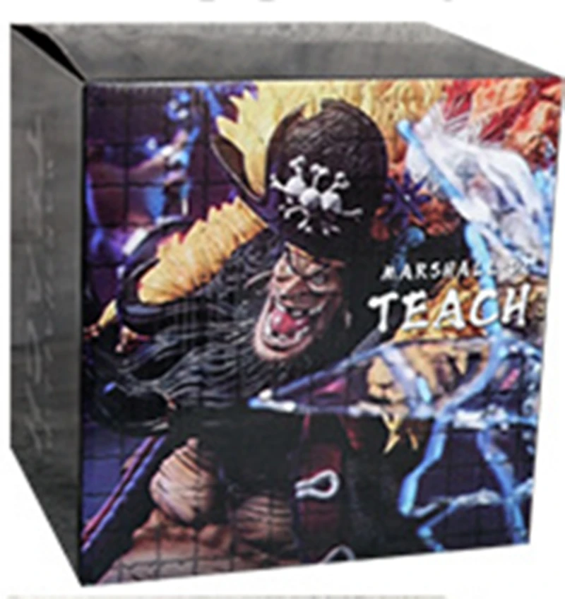 thumbnail image 1 of Anime ONE PIECE Blackbeard Pirates Marshall D Teach Battle Ver. GK PVC Action Figure Statue Collection Model Kids Toys Doll Gift, 1 of 4