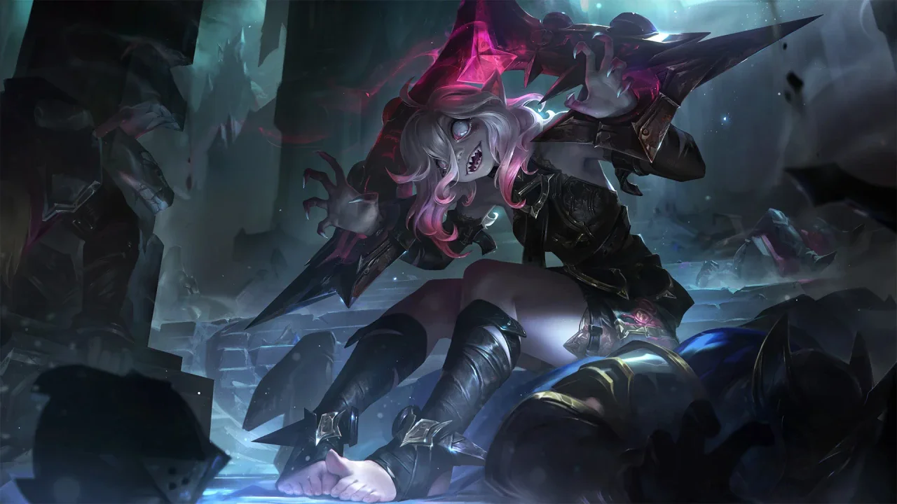 League of Legends Briar Black PU Jumpsuit Cosplay Costume
