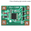 3V6V12V Slow Breathing Light Module 3-way 300mAh Light with Slow Flashing Light Gradually on And Off Chip 2