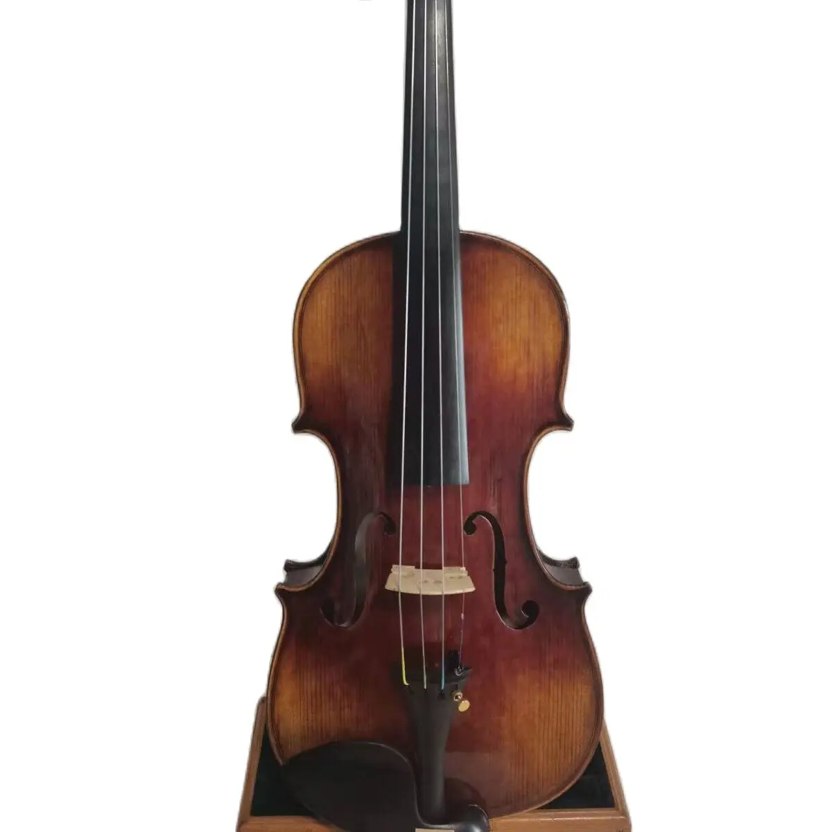 

Master 4/4 violin HOPF model solid flamed maple back spruce top hand carved 2726