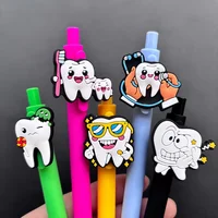 5/10/20pcs retractable ballpoint pen in candy color, featuring a fun dentist design, perfect for holiday parties and gifts 3