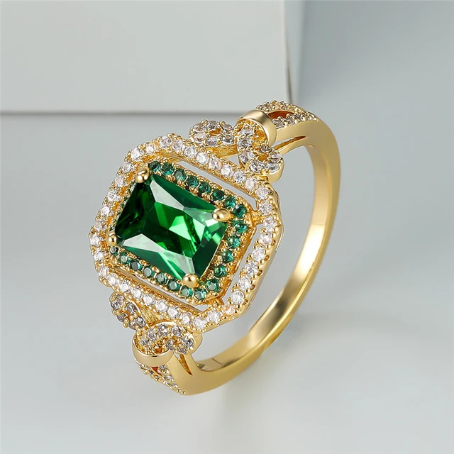 Clergy Ring with Green Stone | Suit Avenue