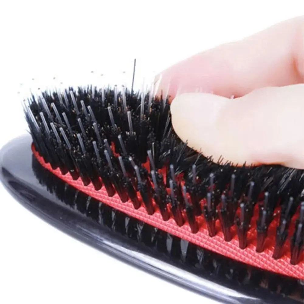 Portable Nylon Bristle Hair Brush Anti-Static Mini Size Hairdressing Comb Hair Care Salon Comb Styling Tool