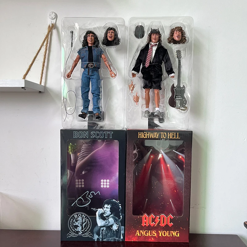 Neca Highway To Hell Ac/dc Angus Young Acdc Bon Scott Ac Dc Action Figure Model Toys Joint
