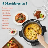 COSORI Electric Pressure Cooker 6-Qt, 9-in-1 Multi-Cooker: Rice, Sauté, Sous Vide, Sterilizer, 1100W, Stainless Steel, Cookbook 2