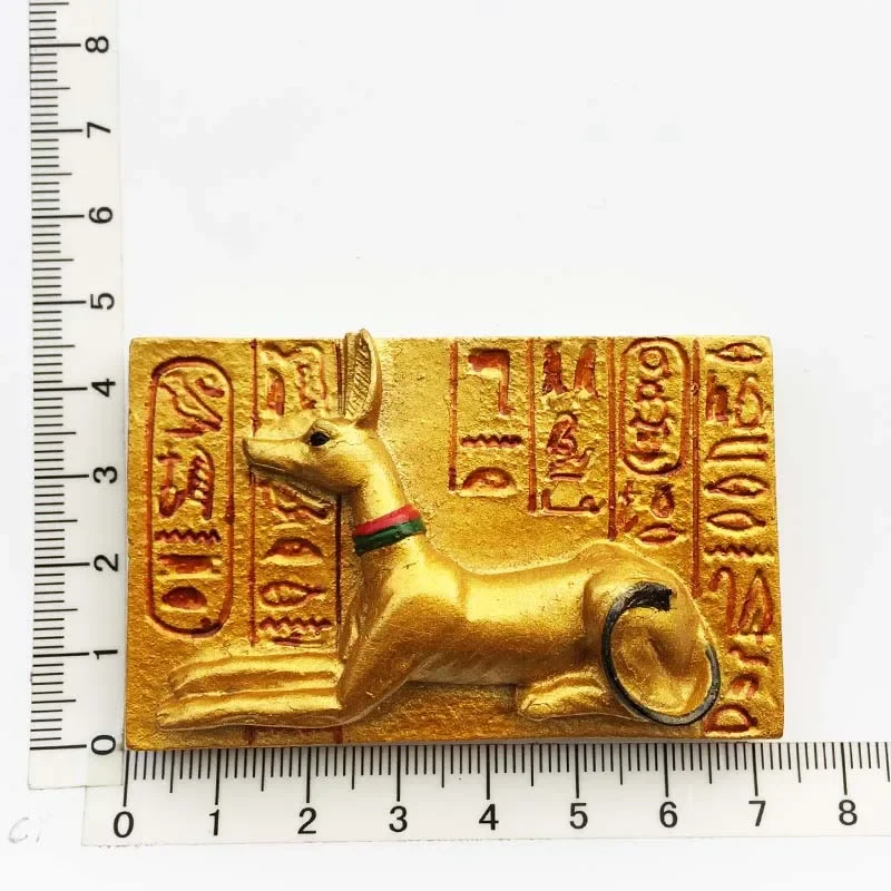 Cairo Egypte 3D Sphinx piramide koelkastmagneet toeristische souvenir reissticker, Egypte koelkast magneet, huis en keuken decoratie collectie uit China