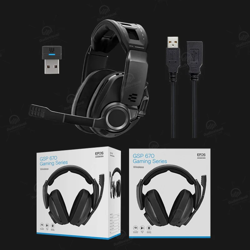 EPOS GSP670 ワイヤレスゲーミングヘッドセット 楽天市場】EPOS Sennheiser(イーポス ゼンハイザー) / GSP 670