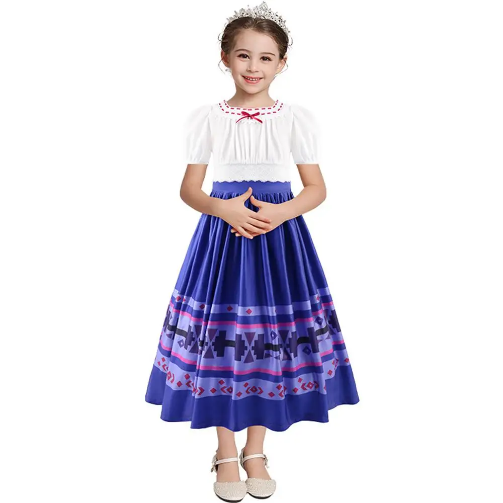 Cosplay Costume Kids Girls Dress Halloween Dress Outfit Girl Costume Princess Dress Summer Casual Dress Halloween Cospaly Costume Carnival Dresses 3-10 Years Old