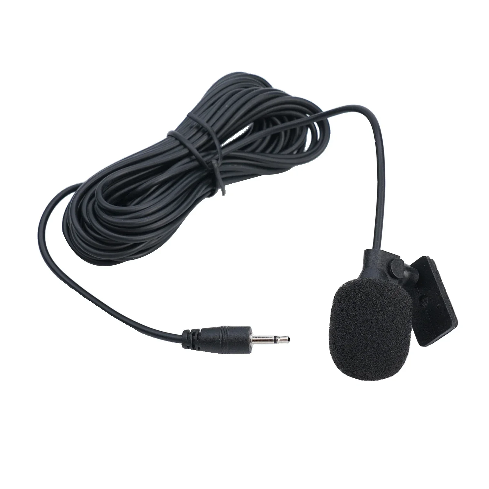 Microphone Audio Car Connector External Low impedance U-type fixing clamp 2.5mm For Radio GPS 5m