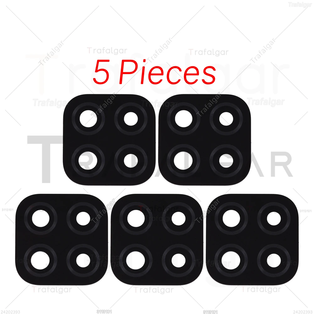 Phone Camera Lens Rear Back Camera Glass Lens For Xiaomi Redmi 9C M2006C3MG M2006C3MT Replacement With Adhesive Sticker