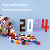 Linking Cubes Montessori Math Toys Number Blocks Learning Decimal Counter Teaching Aids Sensory Educational Toy for Children 5