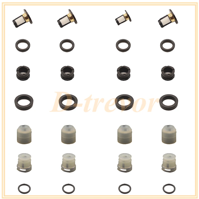 Fuel injector nozzle repair kit for 1997-2002 Acura Honda 1.6L 2.3L 06164-P8A-A00 06164-P8A-A01