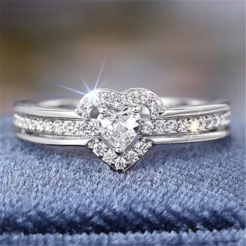 925 Sterling Silver Engagement Ring 1