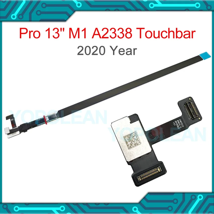 Original A2338 Touchbar For MacBook Pro Retina M1 13" A2338 Touch Bar with Cable Replacement