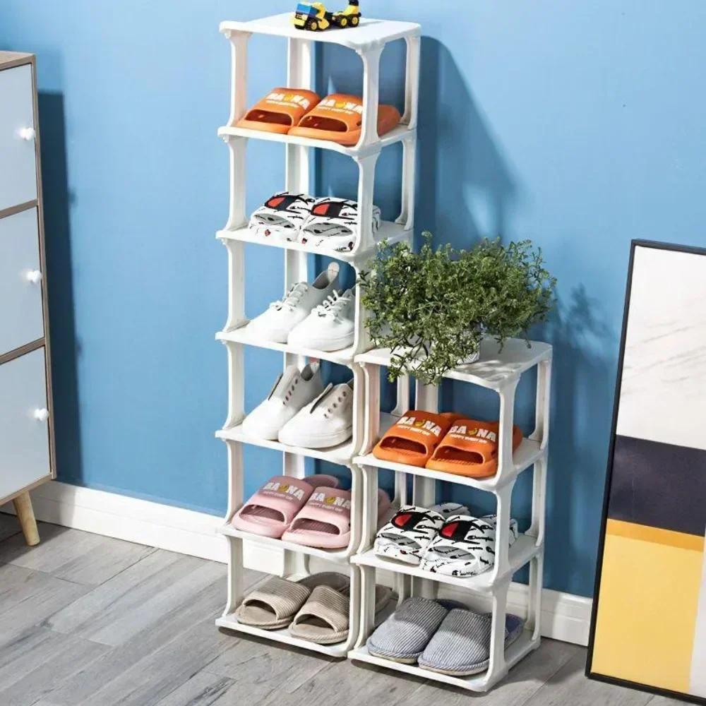 Shoe Rack Storage Organizer Household Living Room Vertical Shoes Rack Storage Cabinet Cabinets Removable Household Shoe Rack 2