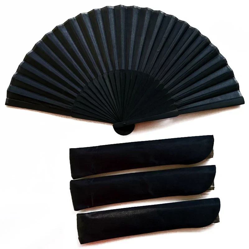 Folding Hand Fan Black Vintage Wedding Party Favor Supplies Dance Home Party Decorative folding fan,hand fan