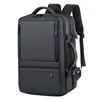 Men's Business Waterproof Multi-Function Backpack USB Charging 17 "Laptop Bag Can Be Extended Large Capacity Travel Backpack New 1