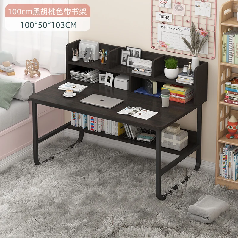 Desk Bookshelf Integrated Computer Office Table Girl Bedroom and Household Simple Writing Study Table and Chair Office Furniture hot Office Furniture