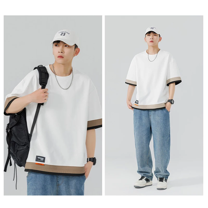 تي شيرت اوفر سايز الرجال