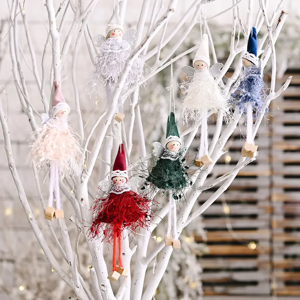 Plush Little Angel Hanging Pendant Doll Christmas Decoration Girl Leg Design Creative New Item