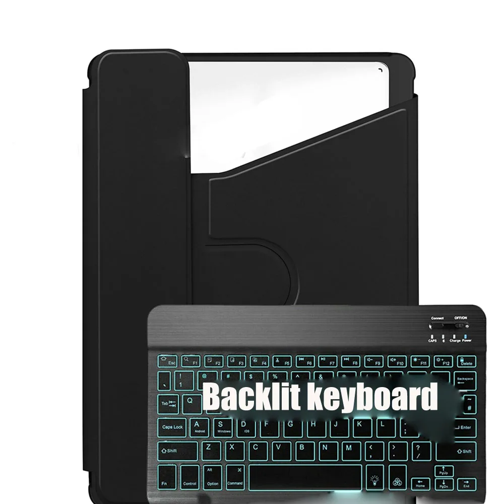 Custodia Tastiera Per Lenovo Tab M11 2024 - Tastiera Bluetooth Con Trackpad E Retroilluminazione 7 Colori - Foto 6