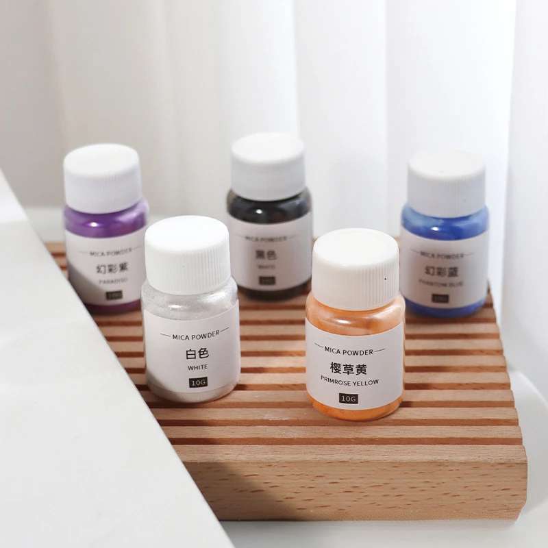 10g Handmade Vintage Mica Powder DIY Aromatherapy Candle Creative Gold White Pigment Powder