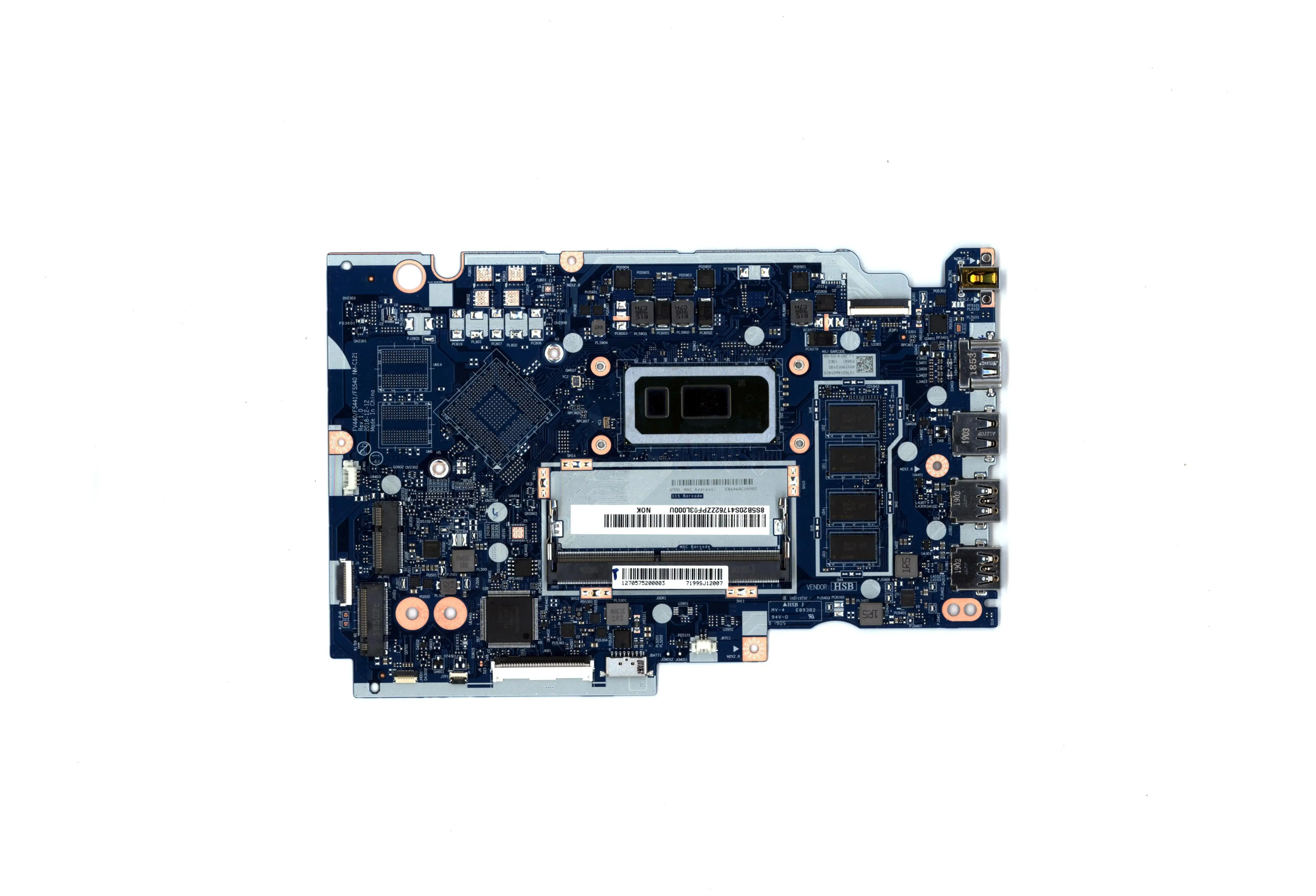 

5B20S41762 для Lenovo ideapad S145-14IWL ноутбук V14-IWL материнская плата для ноутбука 4 Гб RAM I5 8265U процессор 100% полностью протестирован