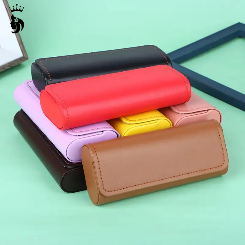 

PU Leather Glasses Case For Men Women Sunglasses Myopia Storage Soft Box Portable Anti-pressure Eyewear Box Accessories
