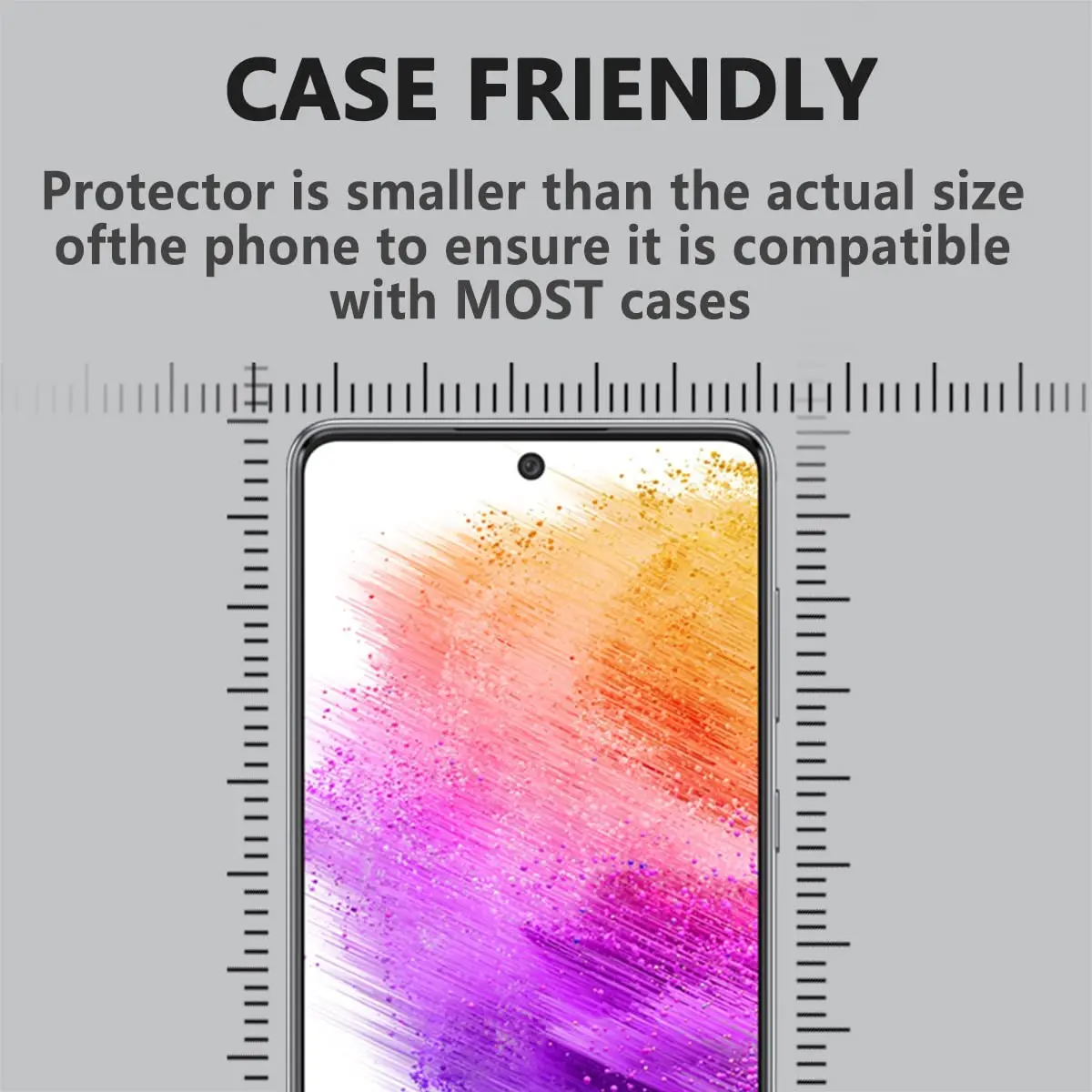 2/3/4Pcs Tempered Glass For Samsung Galaxy A73 5G Screen Protector Glass Film — view 4