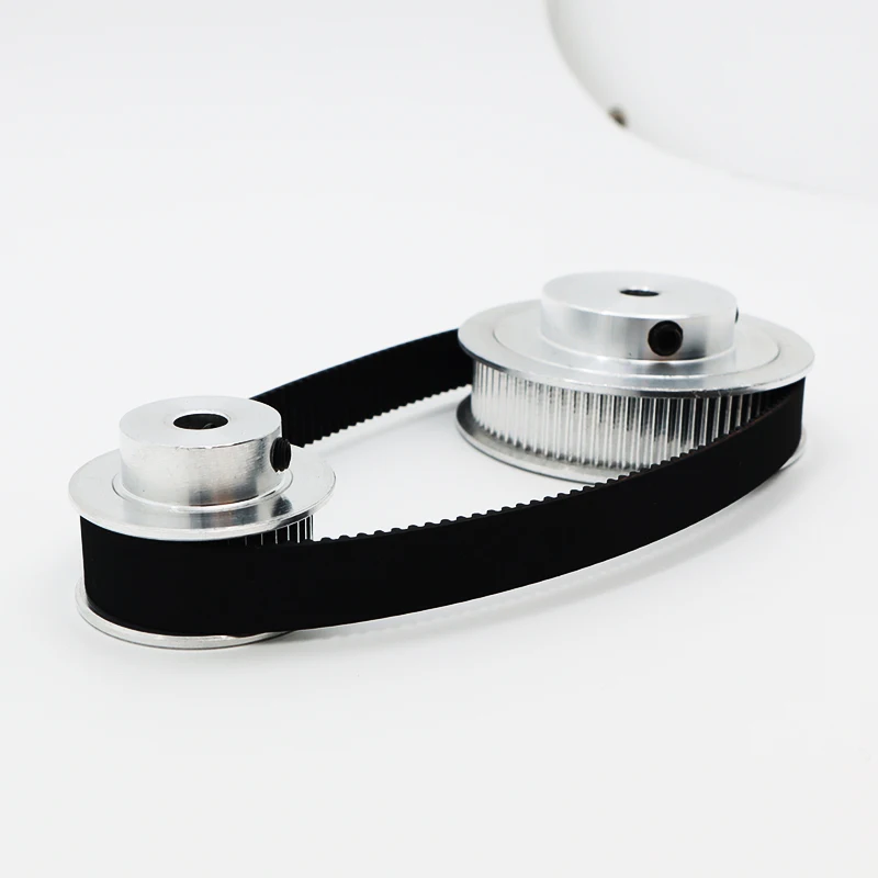 타이밍 도르래 세트, 60 톱니, 30 톱니, 2GT 풀리 세트, 벨트 폭 6mm 감소 2:1, 60T 벨트 도르래, 30T 도르래 동기 휠, GT2