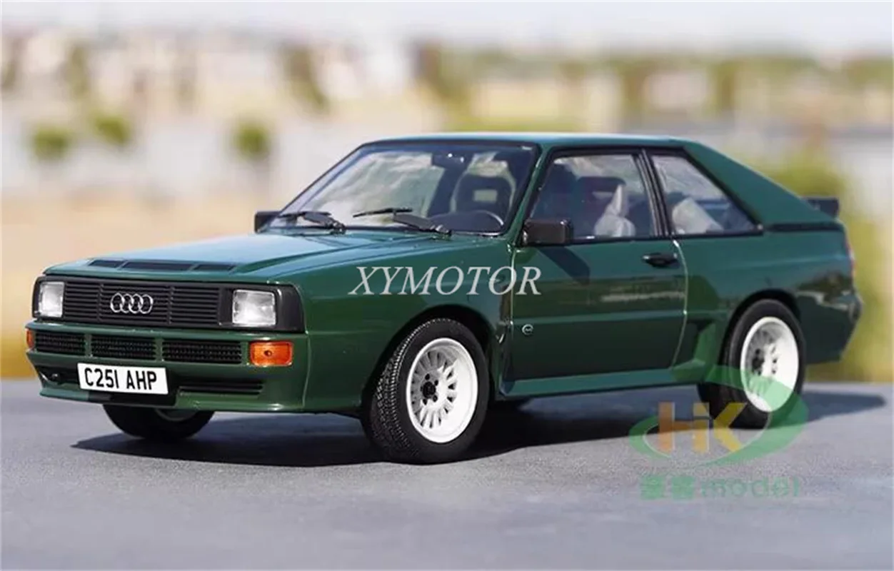 

Модель автомобиля Norev 1:18 для Audi Sport quattro 1985, черная/зеленая/красная, литые модели автомобиля, подарки, хобби, демонстрация, коллекция украшений