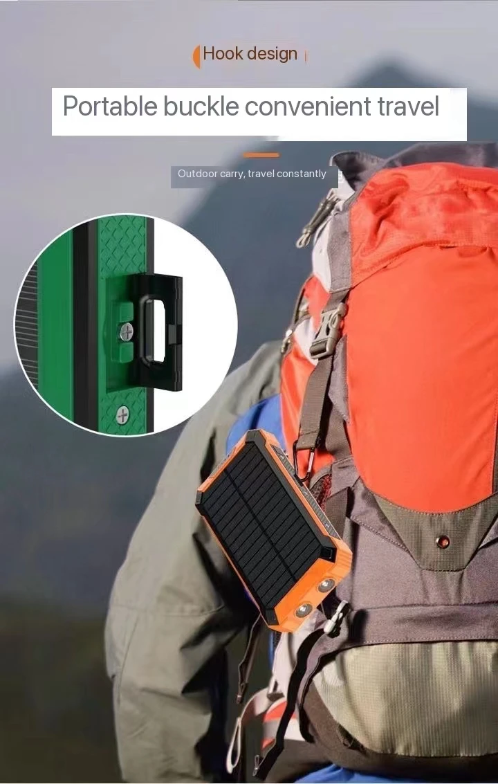 Neu Solar drahtlose lade 20000 mAh große kapazität handy outdoor power bank_voghion.com