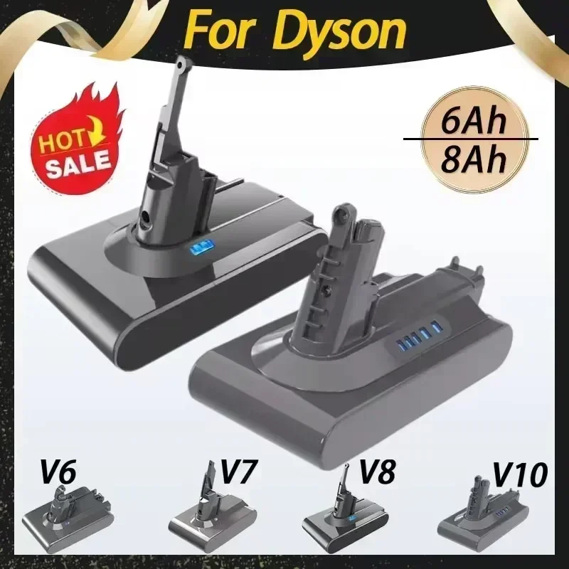 For Dyson V6 V7 V8 V10 Rechargeable Bateria SV10 SV11 SV12 DC59 DC62 Vacuum Cleaner Battery DC58 Battery for Sony Cell power tool battery rechargeable lithium batteries rechargeable nickel zinc batteries rechargeable nickel metal hydride batteries