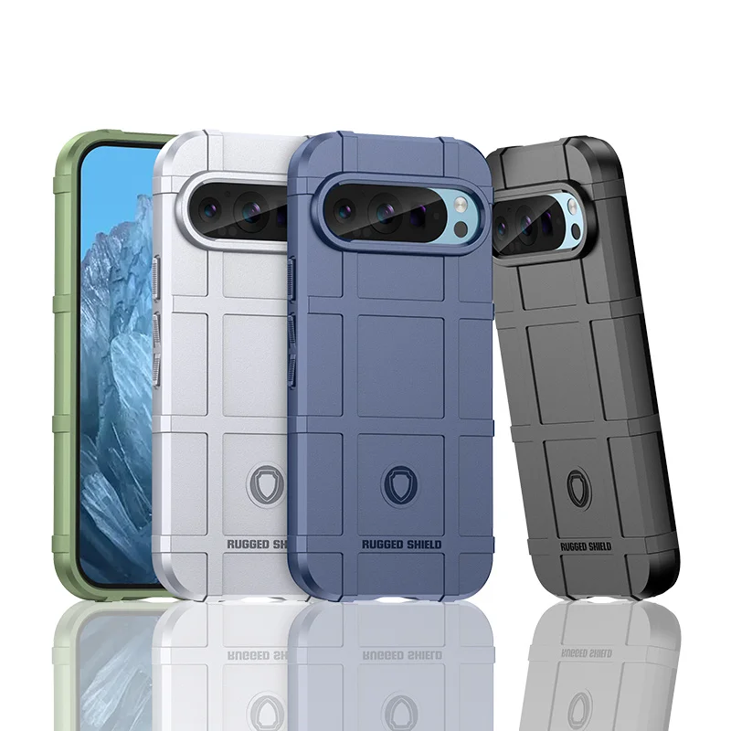 Shockproof Rugged Shield Matte TPU Protective Phone Case